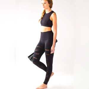 Lululemon mesh panel leggings size 12